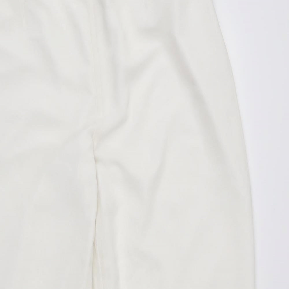 Womens UK Size 16 Anna Rose Regular Fit  White Trousers