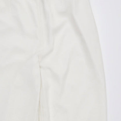 Womens UK Size 16 Anna Rose Regular Fit  White Trousers