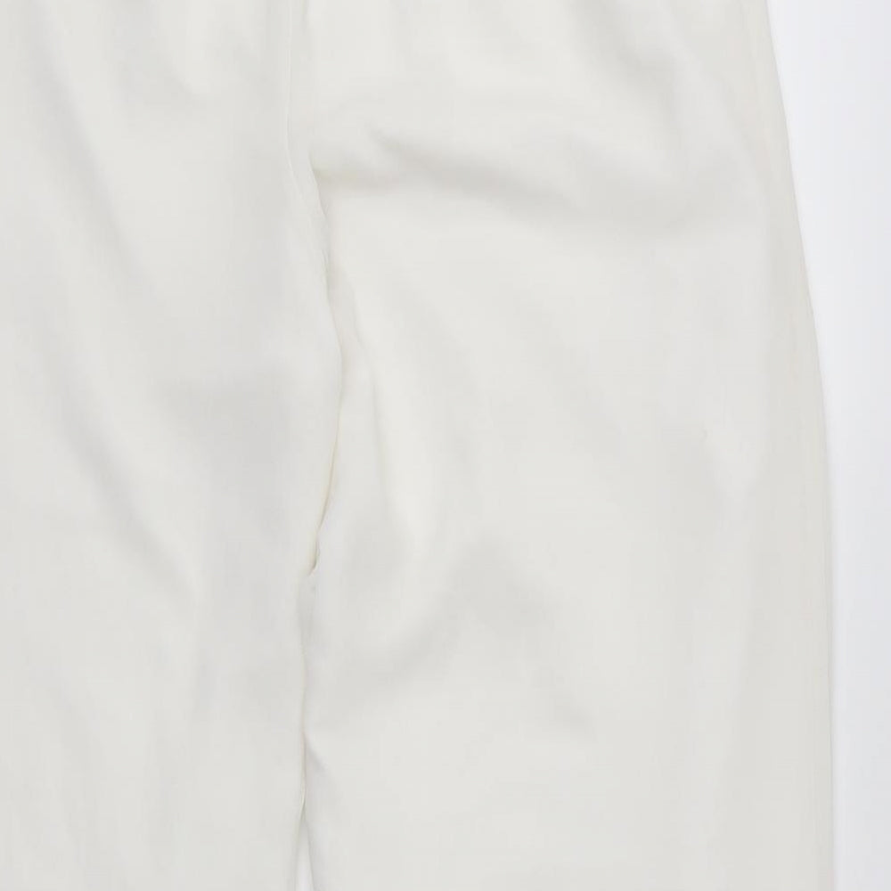 Womens UK Size 16 Anna Rose Regular Fit  White Trousers