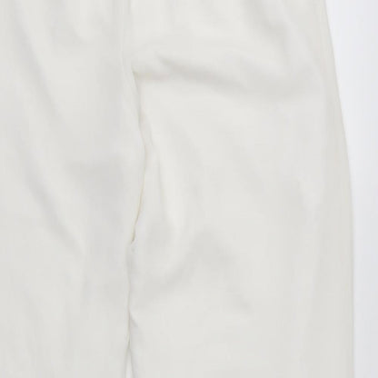 Womens UK Size 16 Anna Rose Regular Fit  White Trousers