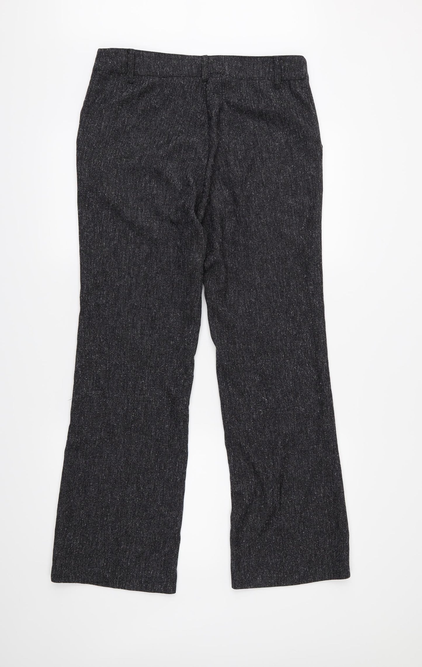 Womens UK Size 10 Peacocks Regular Fit  Grey Trousers