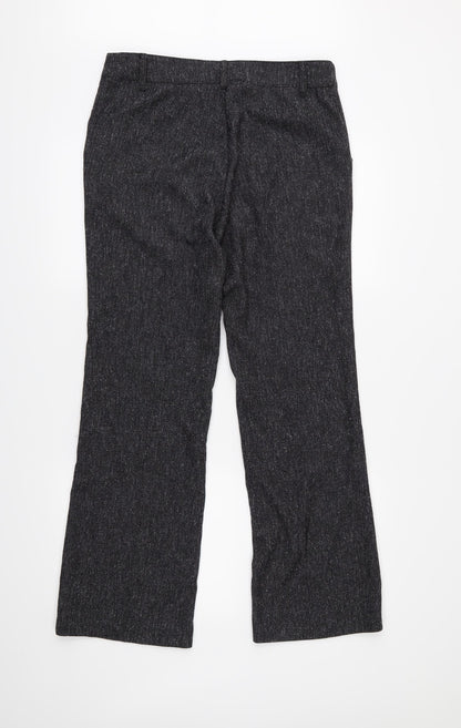Womens UK Size 10 Peacocks Regular Fit  Grey Trousers