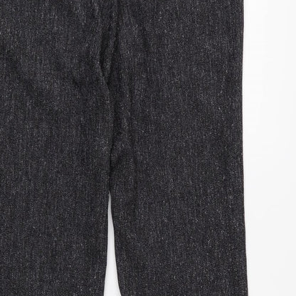 Womens UK Size 10 Peacocks Regular Fit  Grey Trousers