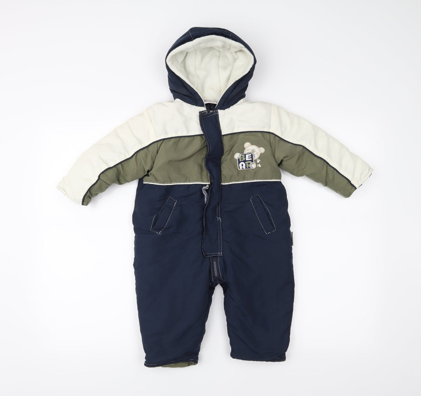 antartica Baby Blue   Babygrow One-Piece Size 18 Months
