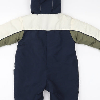 antartica Baby Blue   Babygrow One-Piece Size 18 Months