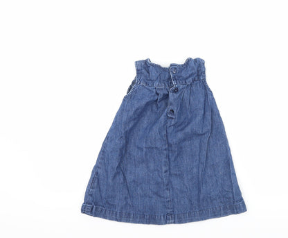 H&M Girls Blue  Denim A-Line  Size 2-3 Years
