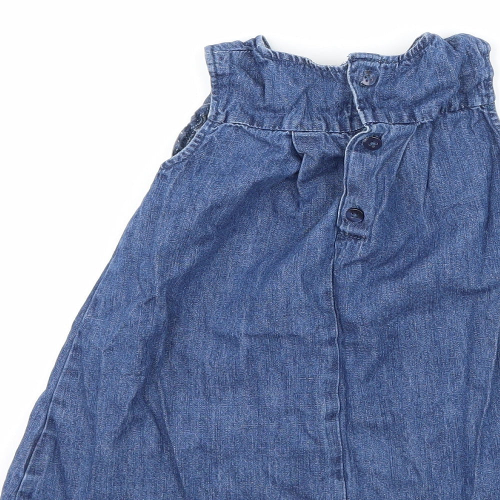 H&M Girls Blue  Denim A-Line  Size 2-3 Years