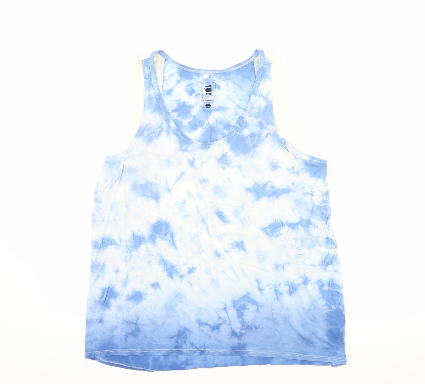Womens UK Size S G-star raw Blue Basic Tank