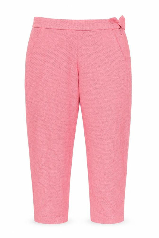 Womens UK Size 8 Great plains Regular Fit Cropped Pink Trousers
