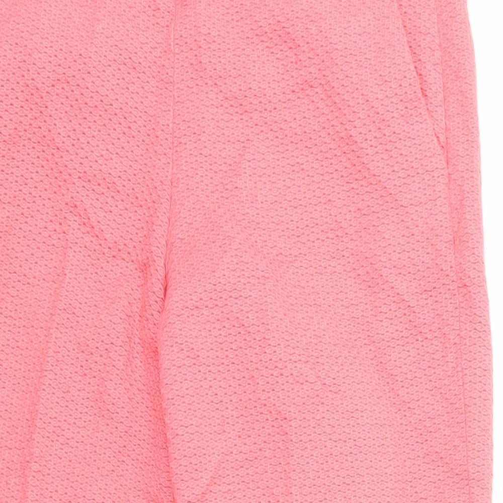 Great plains Womens Pink   Cropped Trousers Size 8 L23 in