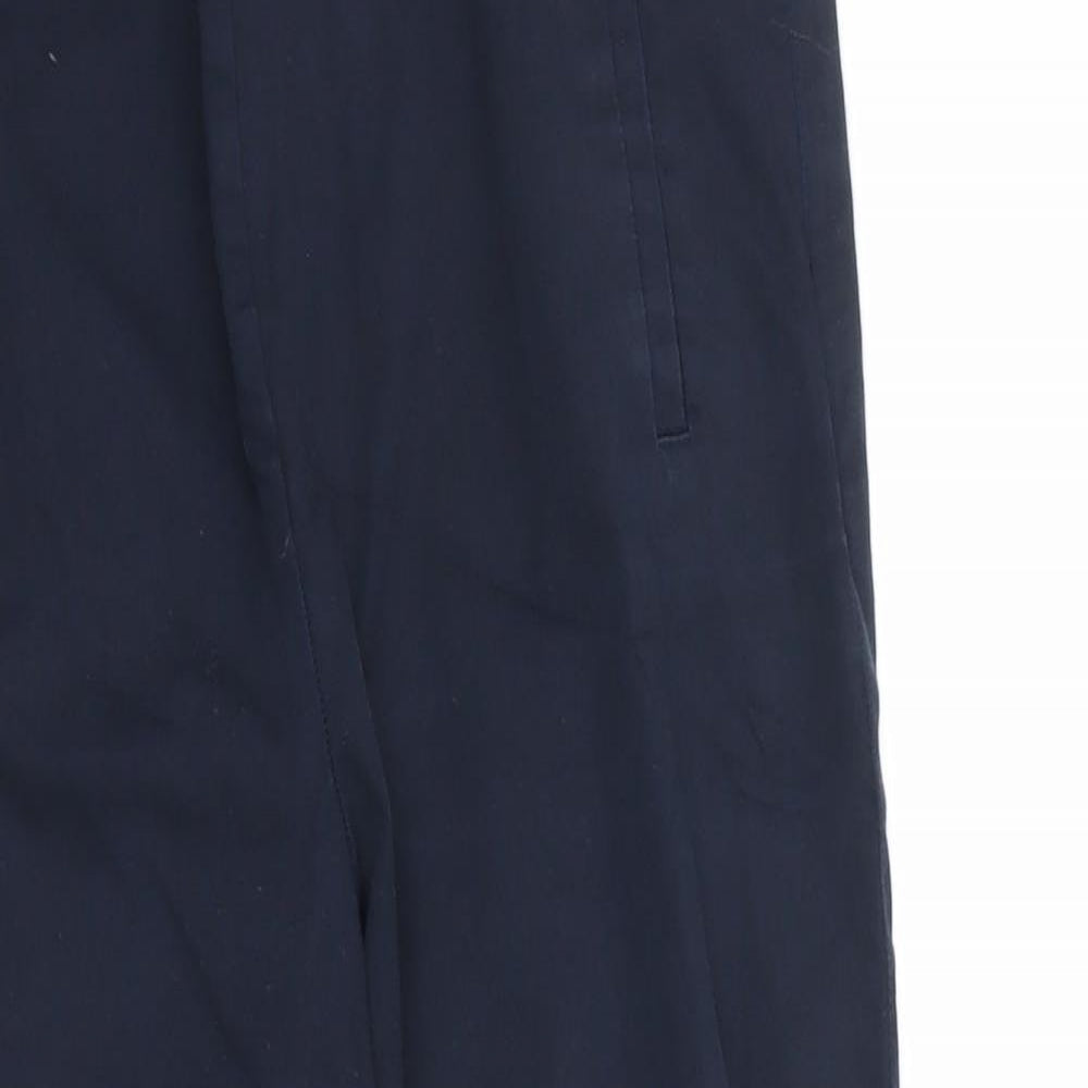 Womens UK Size 10 Marks and Spencer Regular Fit  Blue Trousers