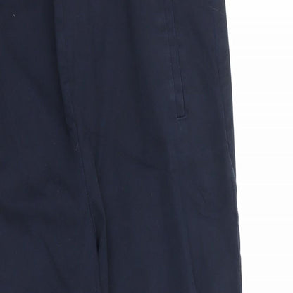 Womens UK Size 10 Marks and Spencer Regular Fit  Blue Trousers