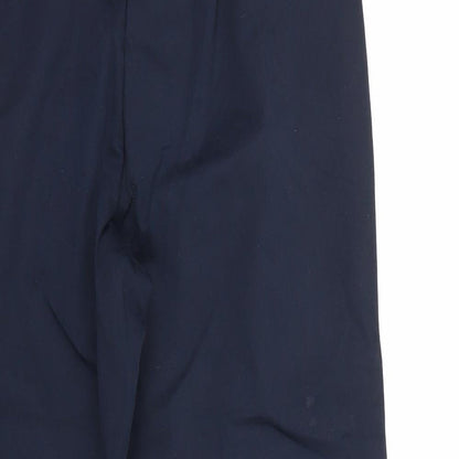 Womens UK Size 10 Marks and Spencer Regular Fit  Blue Trousers
