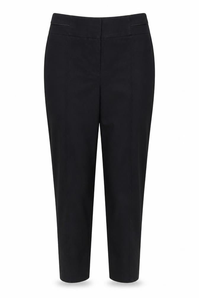 Womens UK Size 14 Oasis Regular Fit  Black Trousers