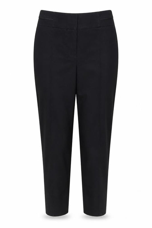 Womens UK Size 14 Oasis Regular Fit  Black Trousers