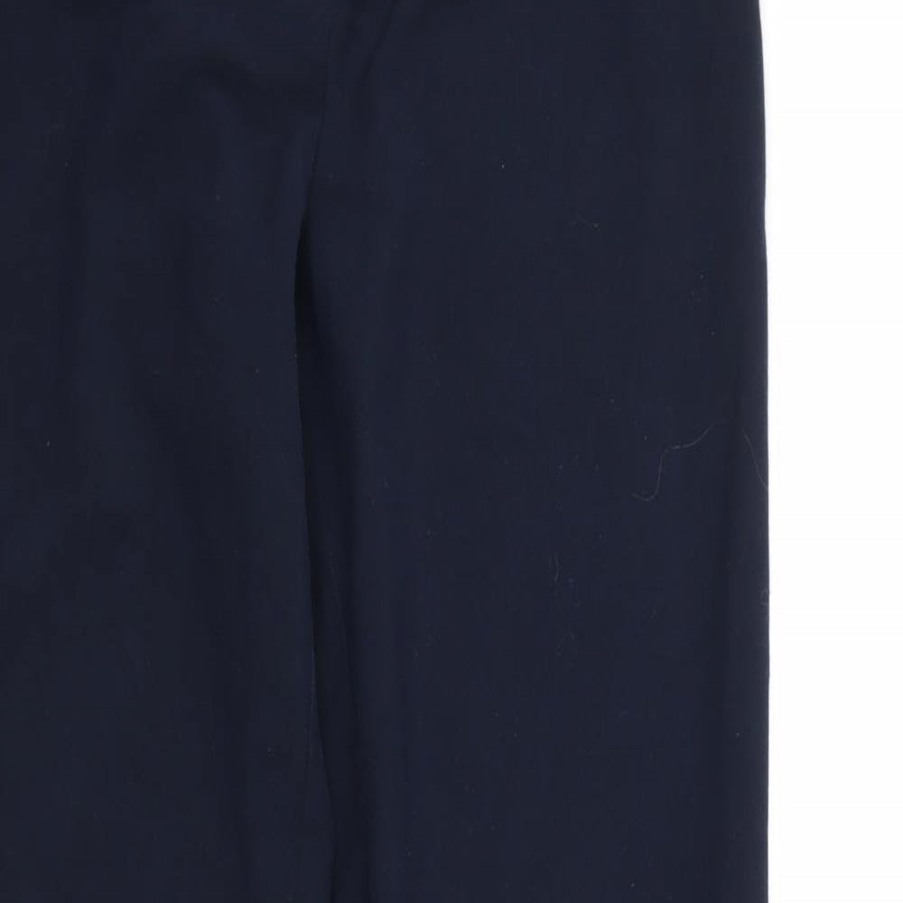 Womens UK Size 12 Marks and Spencer Regular Fit  Blue Trousers