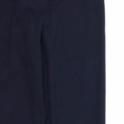 Womens UK Size 12 Marks and Spencer Regular Fit  Blue Trousers