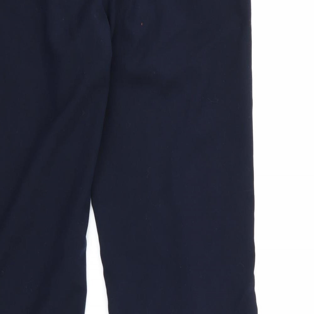 Womens UK Size 12 Marks and Spencer Regular Fit  Blue Trousers