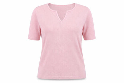Womens UK Size 10 Berkertex Pink Basic T-Shirt