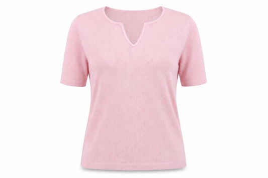 Womens UK Size 10 Berkertex Pink Basic T-Shirt