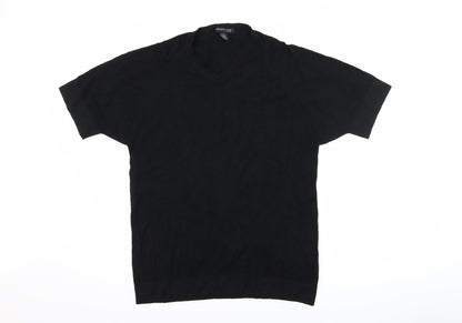 Womens UK Size L Kenneth Cole Black Basic T-Shirt
