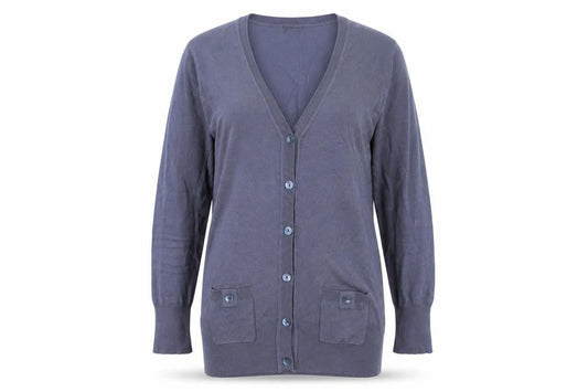 C.M.D Womens Blue   Cardigan Jumper Size L