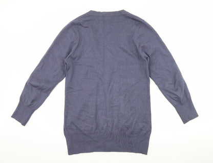 C.M.D Womens Blue   Cardigan Jumper Size L