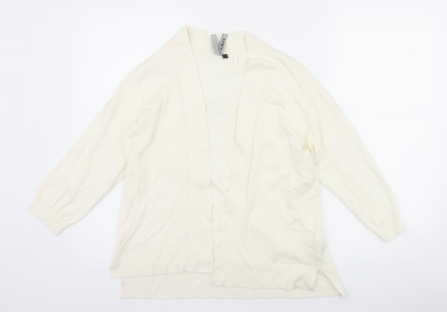 Intuition Womens White   Cardigan Jumper Size S