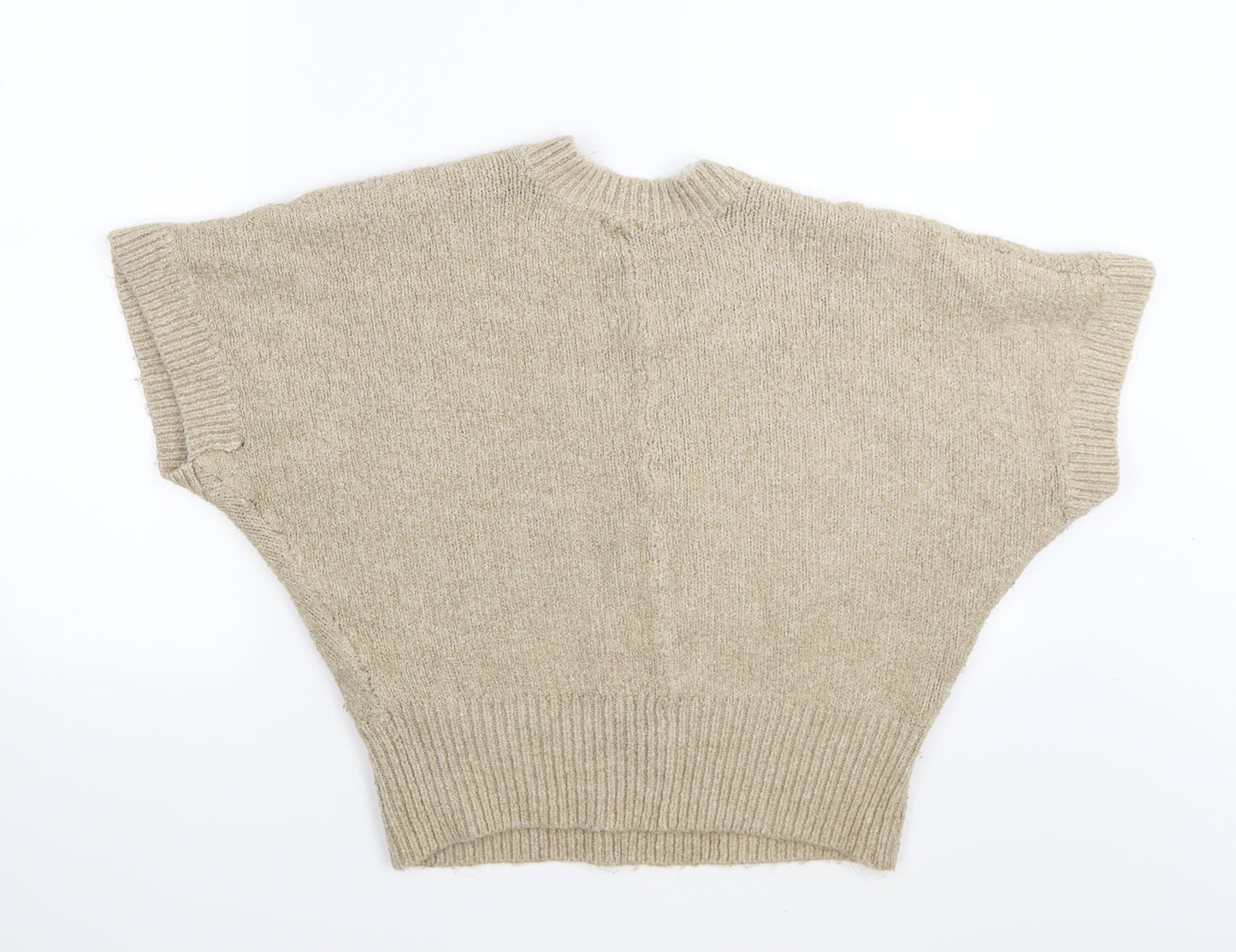 Strand Womens Beige  Knit Pullover Jumper Size M