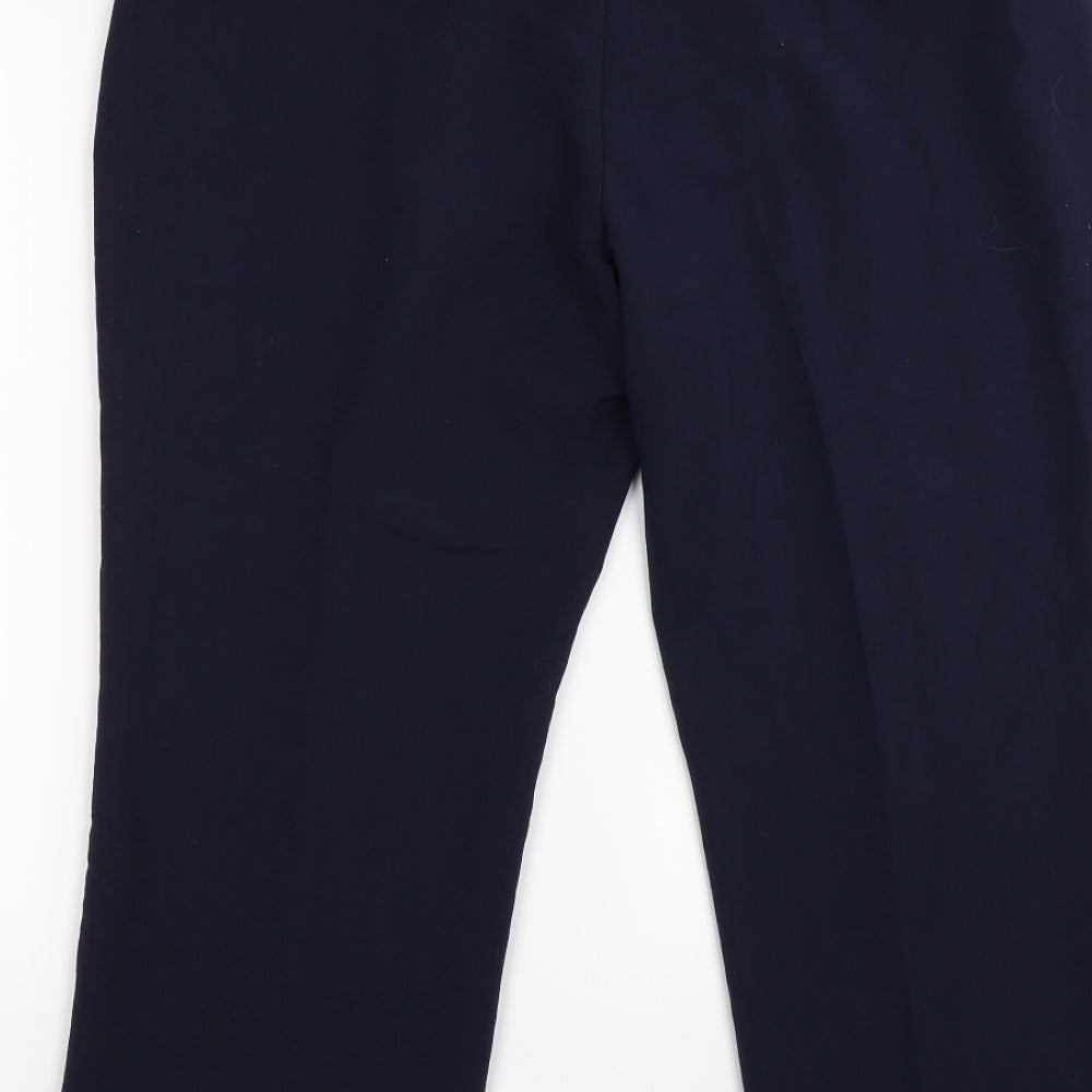 Womens UK Size 16 arista Regular Fit  Blue Trousers