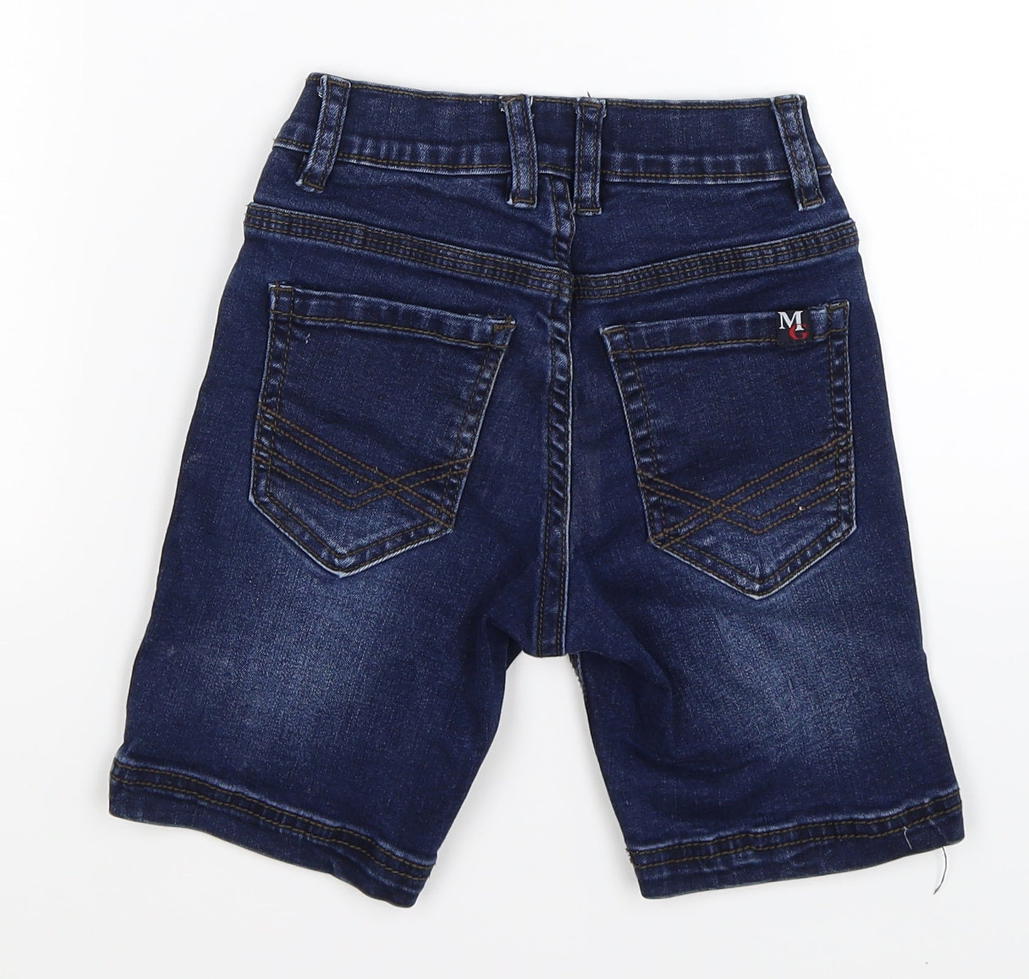 moose gear Boys Blue  Denim Chino Shorts Size 2 Years
