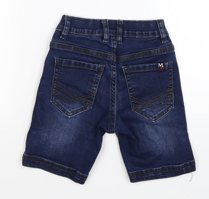 moose gear Boys Blue  Denim Chino Shorts Size 2 Years