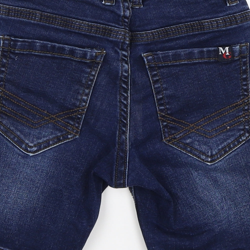 moose gear Boys Blue  Denim Chino Shorts Size 2 Years
