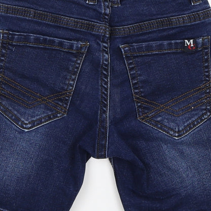 moose gear Boys Blue  Denim Chino Shorts Size 2 Years