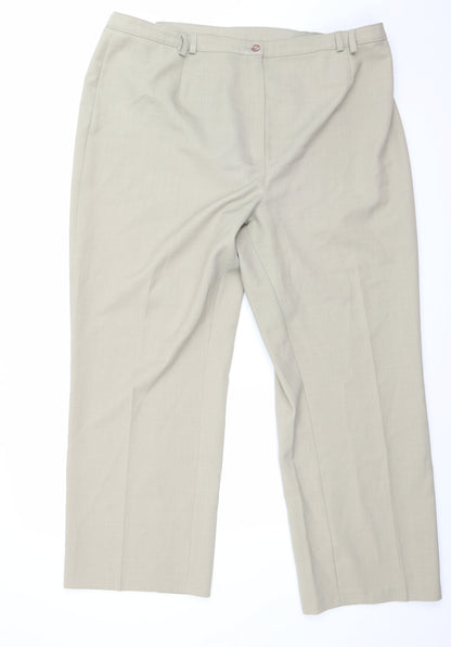 Slimma Mens Beige   Trousers  Size 22 in L27 in