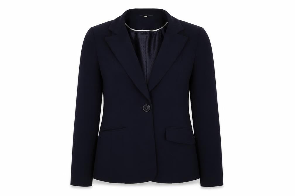 Womens UK Size 10 Style By Ewm Regular Blue Blazer