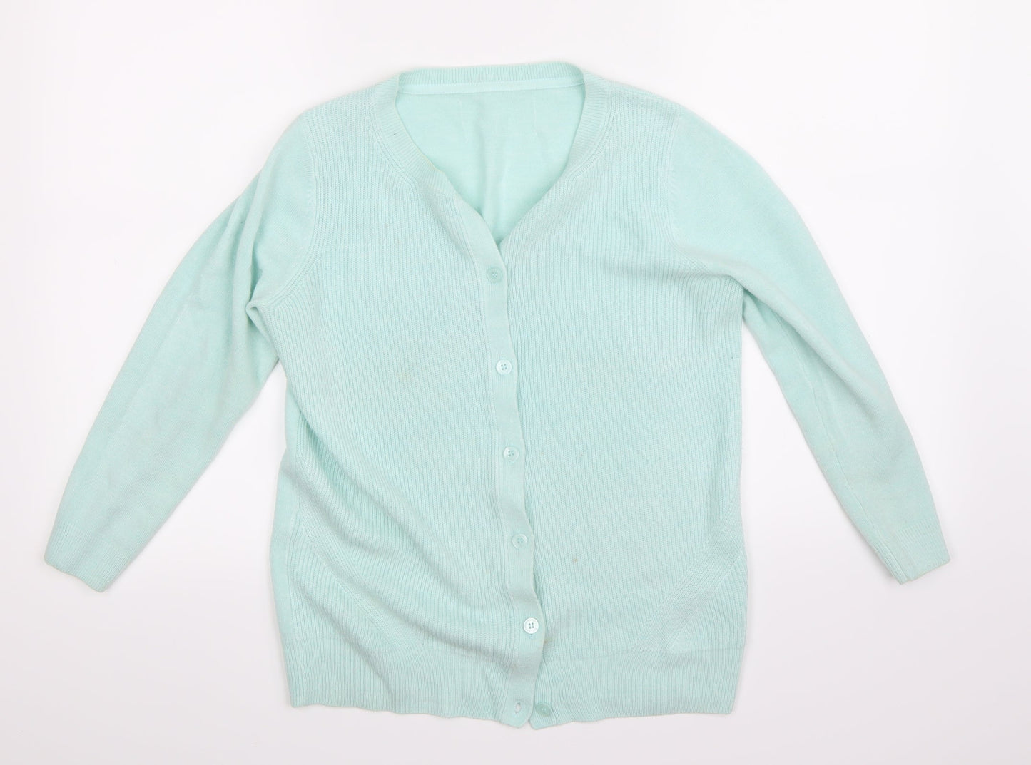 Preworn Womens Green   Cardigan Jumper Size 10