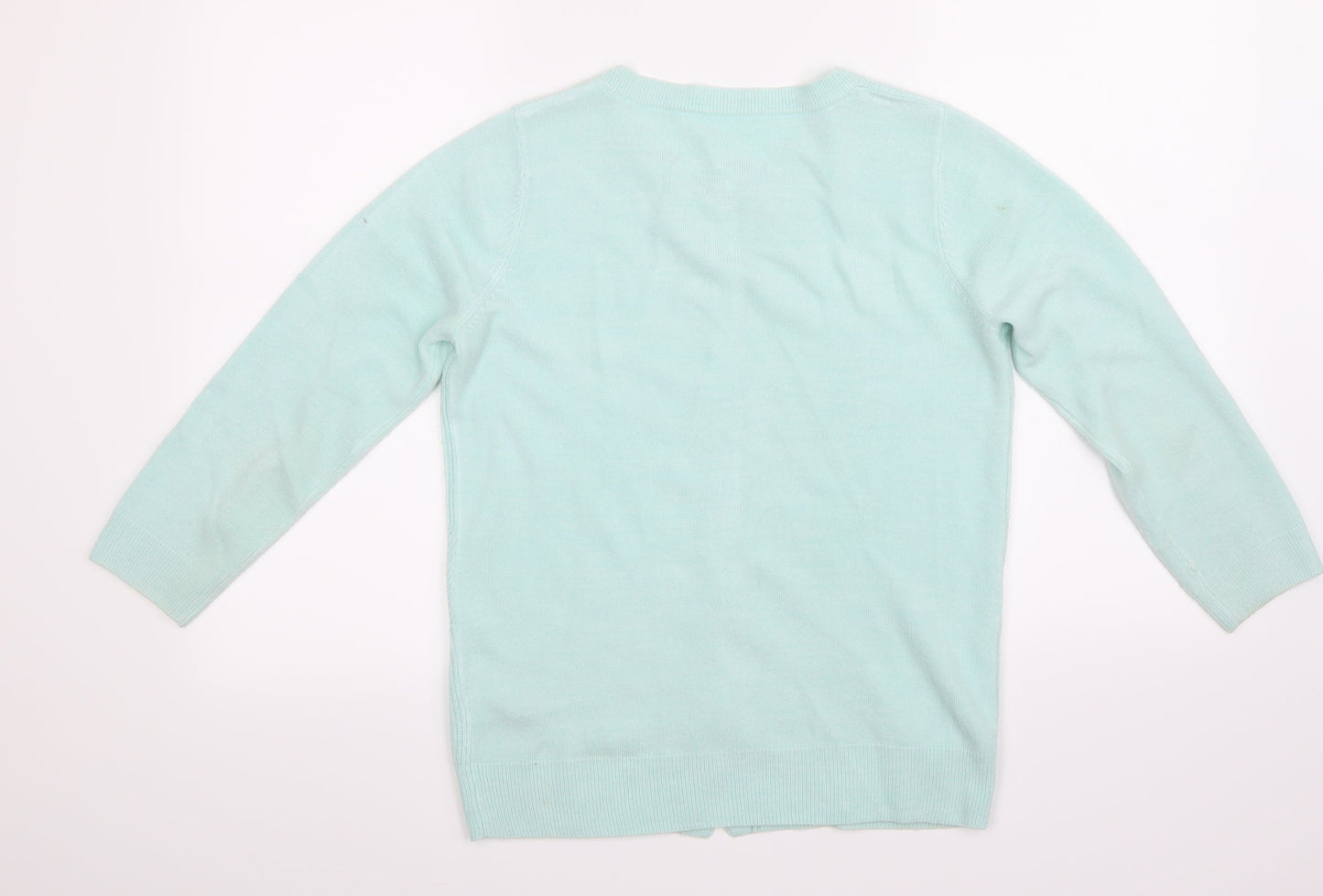 Preworn Womens Green   Cardigan Jumper Size 10