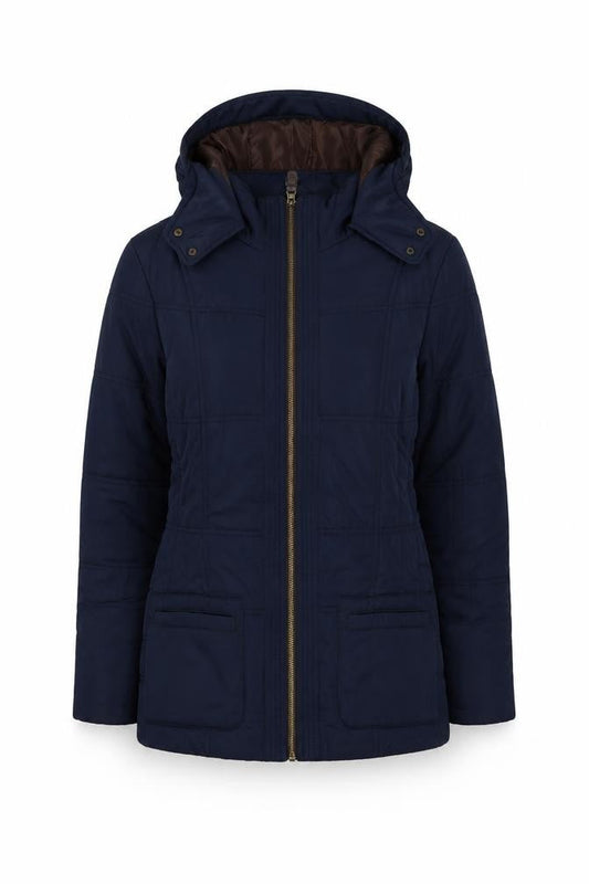 Womens UK Size 12 BHS Blue Overcoat