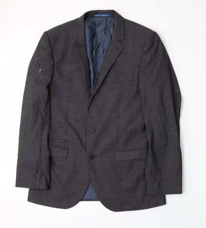 Mens UK Size 40 NEXT Regular Grey Suit Jacket
