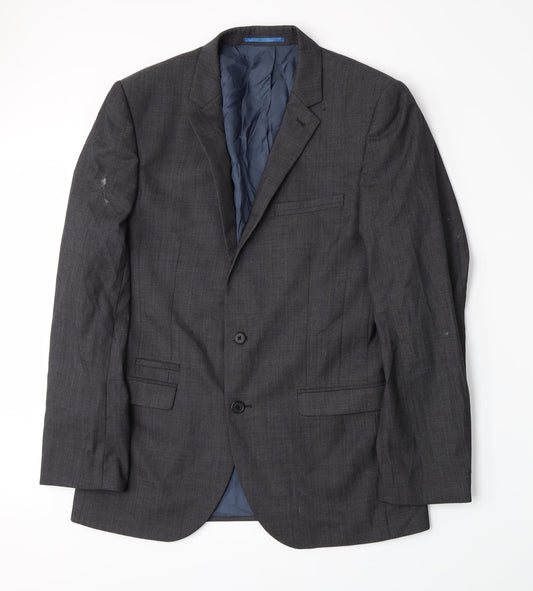 Mens UK Size 40 NEXT Regular Grey Suit Jacket