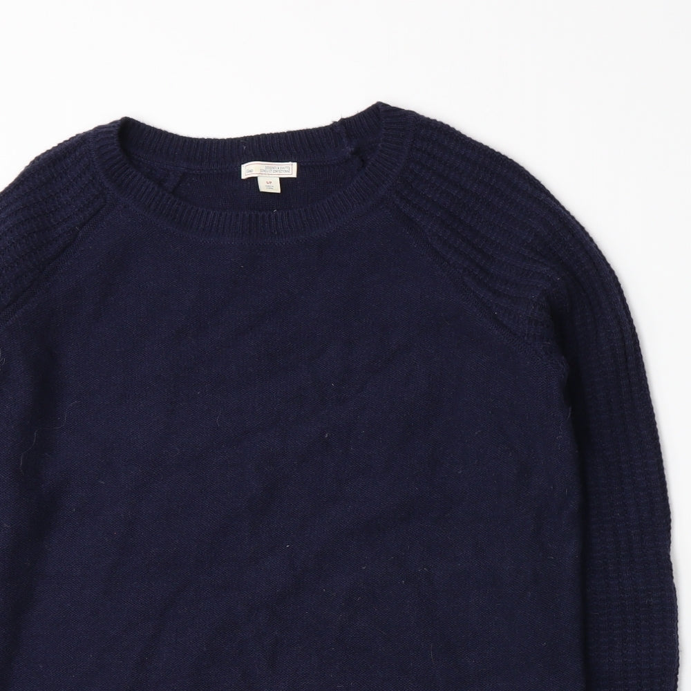 Gap Mens Blue  Knit Pullover Jumper Size S