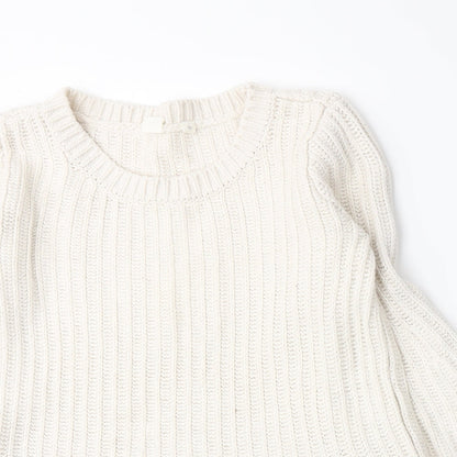 Gap Womens Beige  Knit Pullover Jumper Size S