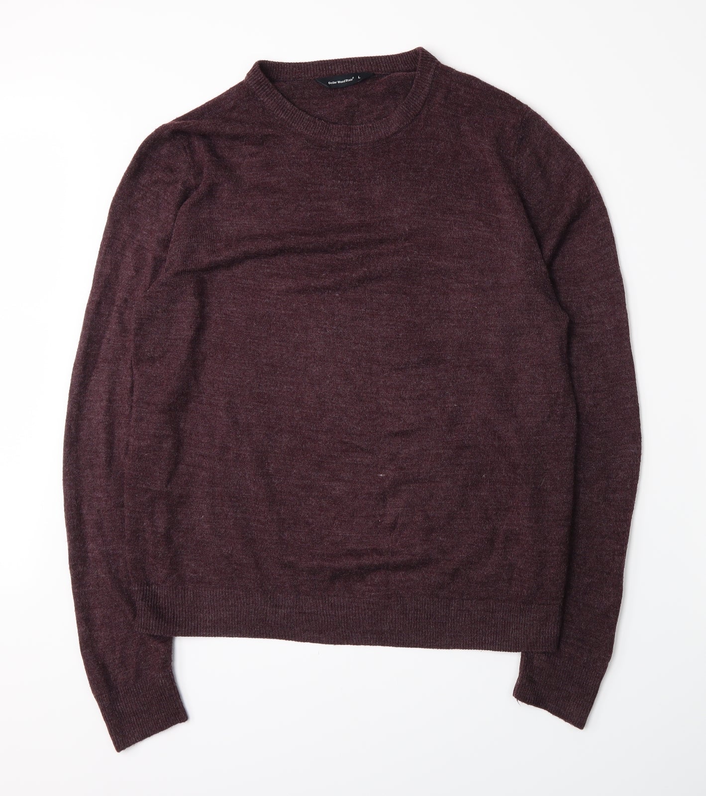 Cedar Wood State Womens Red   Pullover Jumper Size L