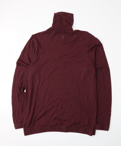 Topman Womens Red  Knit Pullover Jumper Size M