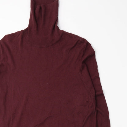 Topman Womens Red  Knit Pullover Jumper Size M