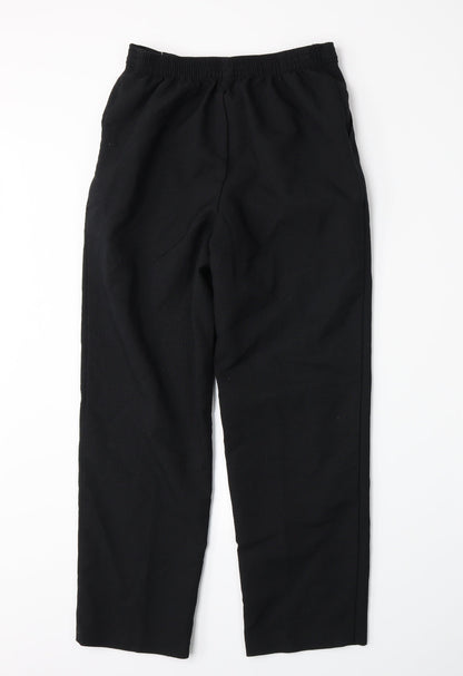 Womens UK Size 10 Marks and Spencer Regular Fit  Black Trousers