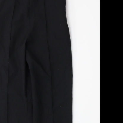 Womens UK Size 10 Marks and Spencer Regular Fit  Black Trousers