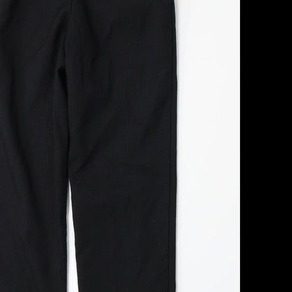 Womens UK Size 10 Marks and Spencer Regular Fit  Black Trousers