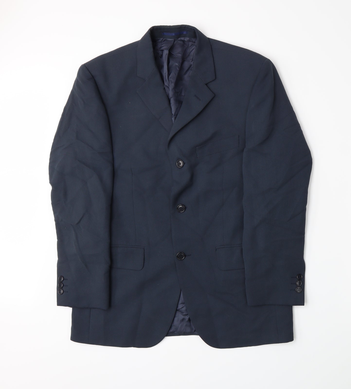 Soveriegn Mens Blue   Jacket Suit Jacket Size L